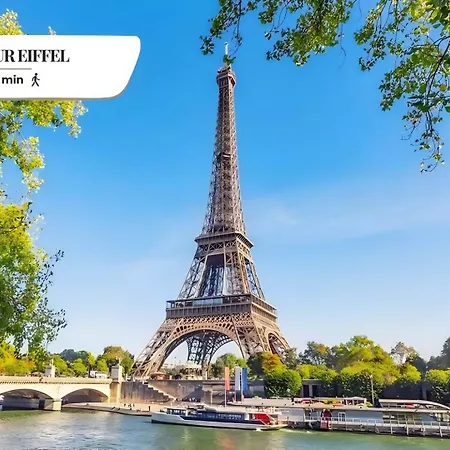 Tbs 321 - Superb With Eiffel Tower View Daire Paris